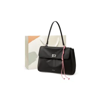 15 MINS Synthetic Leather Crossbody Bag Regular Women's Midnight Black