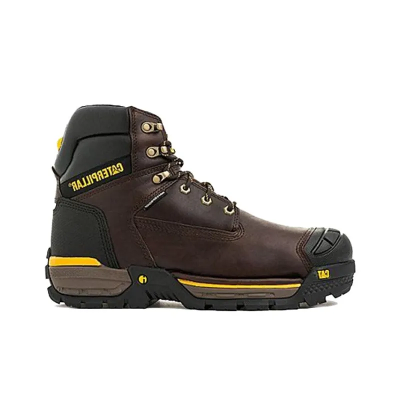 CAT Excavator Lt 6' WP CT Collection Durable Warm High Top Hiking/Trekking Shoes Men's Dark Umber-1