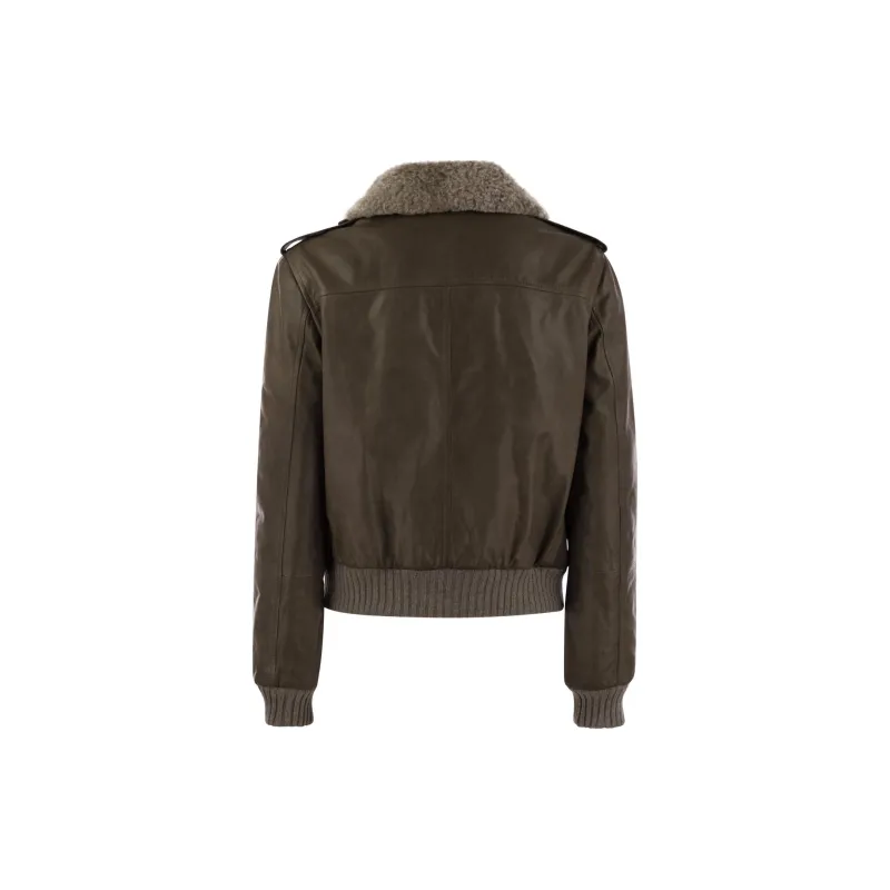 Brunello Cucinelli Jackets Coats Men's Mud Brown-1