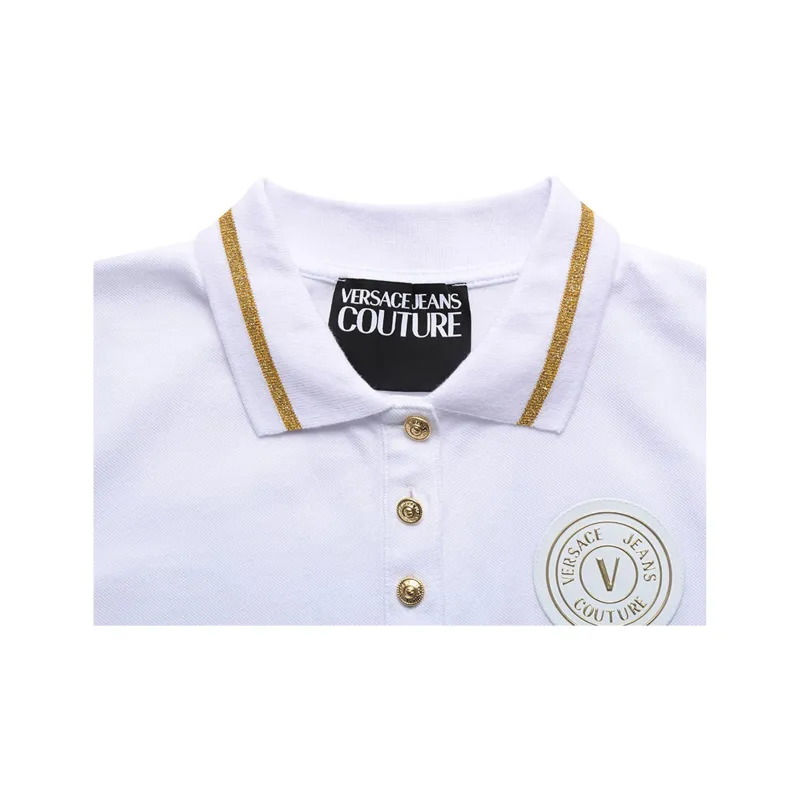 VERSACE JEANS COUTURE SS23 Polo Shirt Women's White-5