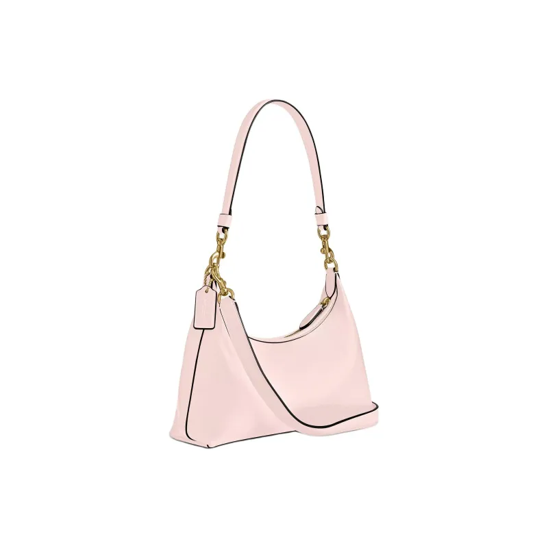 COACH Cow Leather Handbag Shoulder Bag Large Size Women's Blush Pink-1