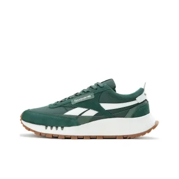 Reebok CL LEGACY W+ Anti Slip And Wear Resistant Height Increasing Low Top Running Shoes Unisex Dark Green