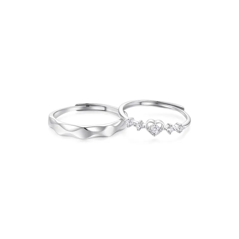 KADER 925 Sterling Silver Rings Unisex Silver-1