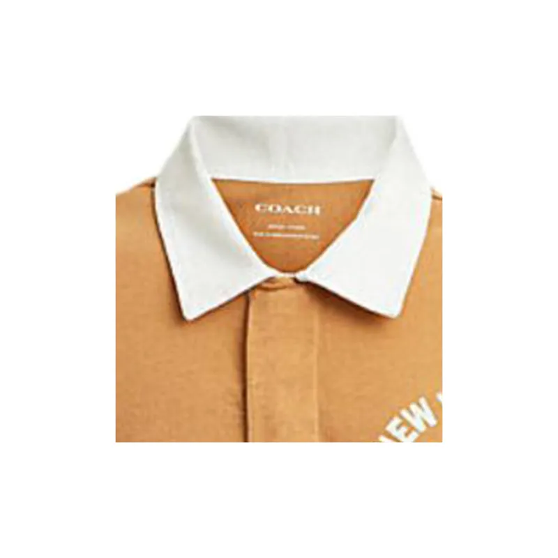 COACH SS24 Polo Shirt Men's Light Brown-6