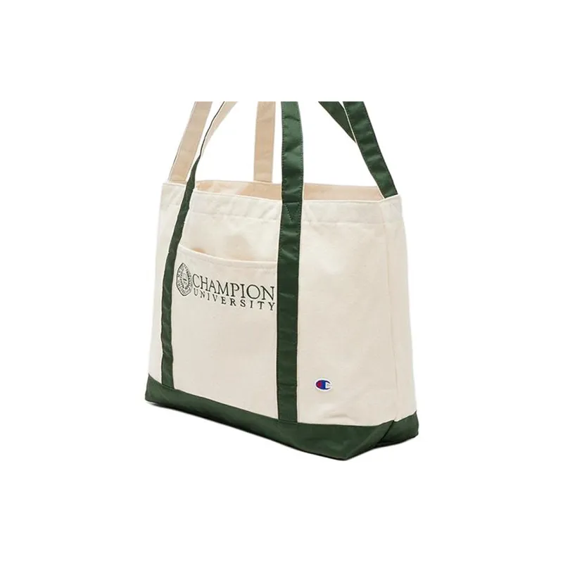 Champion Cotton Tote Bag Shopping Bag Handbag Shoulder Bag Regular Men's Dark Green-2