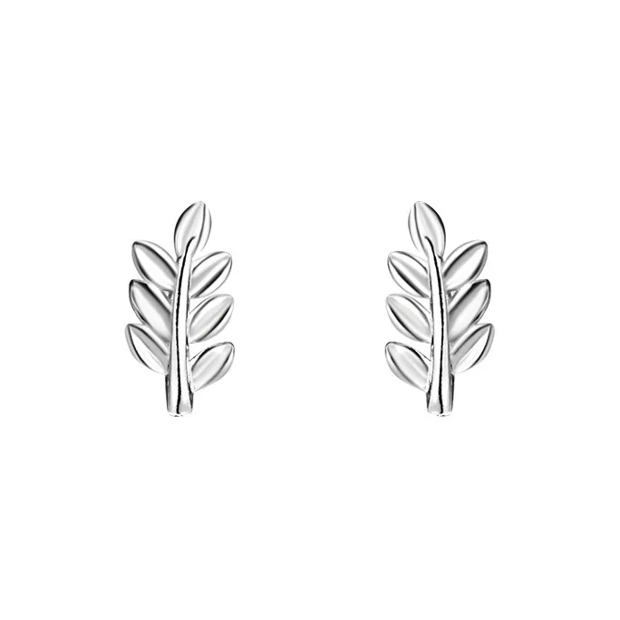 AAJF S999 Fine Silver Stud Earrings Women's-0