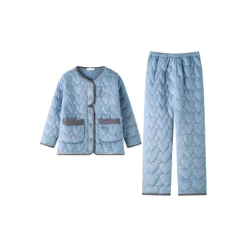 Meonsill Pajama Set Women's Blue