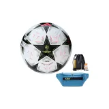 Sports Kit (Crossbody Bag DB2478-469+Pump, Inflation Needle, Ball Bag, Mesh Bag) Size 5 Ball