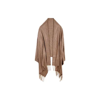 Balenciaga Wool Shawls Women's Brown