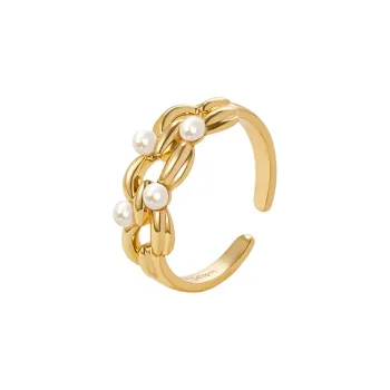 Amber Lollipop Lilith Garden Collection Pearl Rings Women's