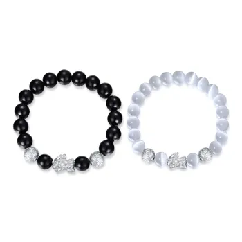Chongqing Gold Store Obsidian Jade Bracelets Unisex