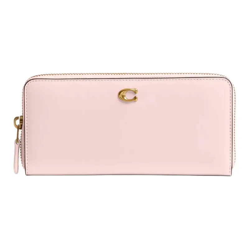 COACH Calfskin Wallet Small Size Women's Blush Pink-0
