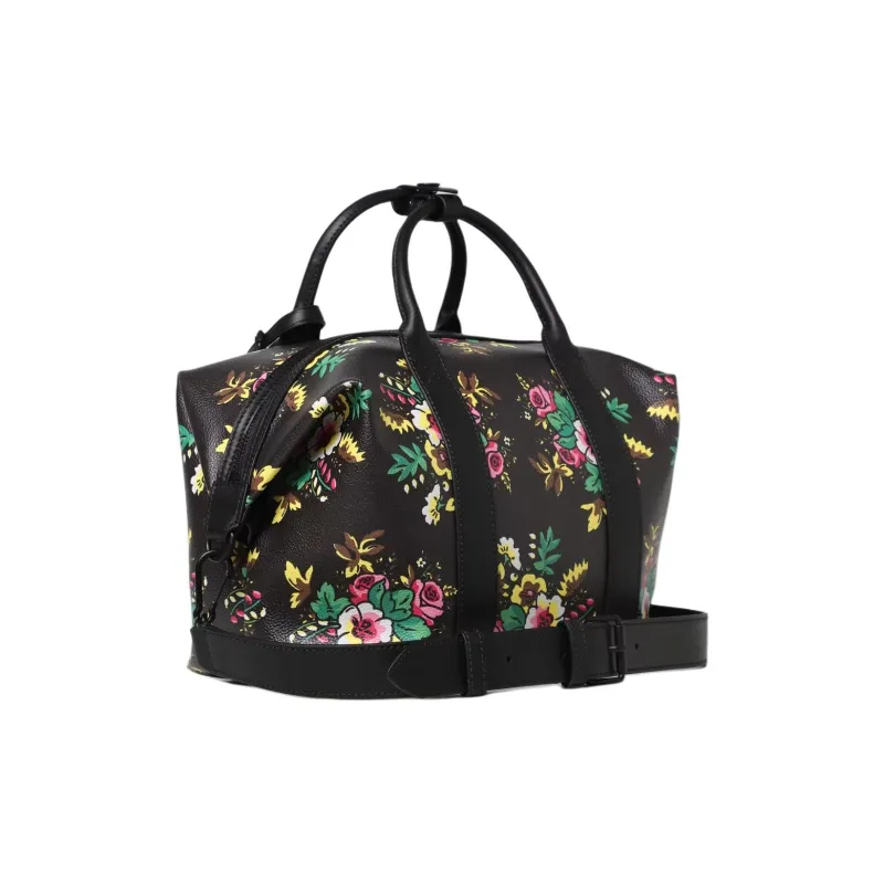 KENZO Calfskin Portable Crossbody Bag Shoulder Bag Medium Size Women's Black-3
