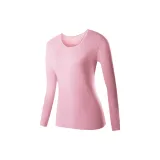 Women's Crew Neck Unlined Clothing (Bright Pink) Soft 100% cotton/3A Antibacterial