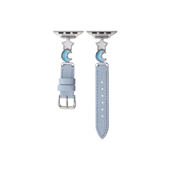 MSSM Watch Band Apple Compatibility Genuine Leather Material