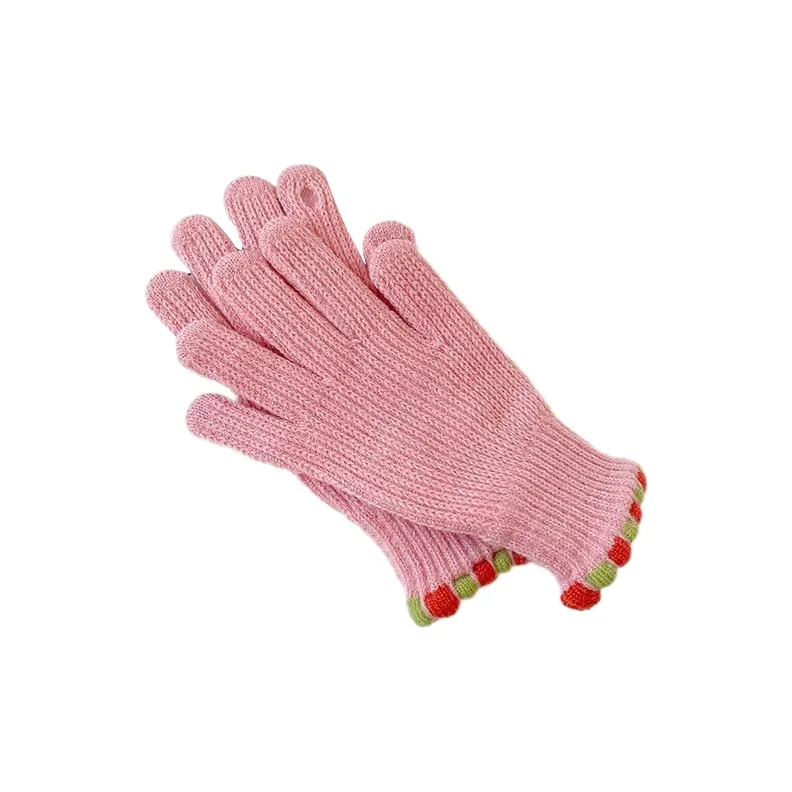 JKEM Polyester Knit Gloves Women's-4