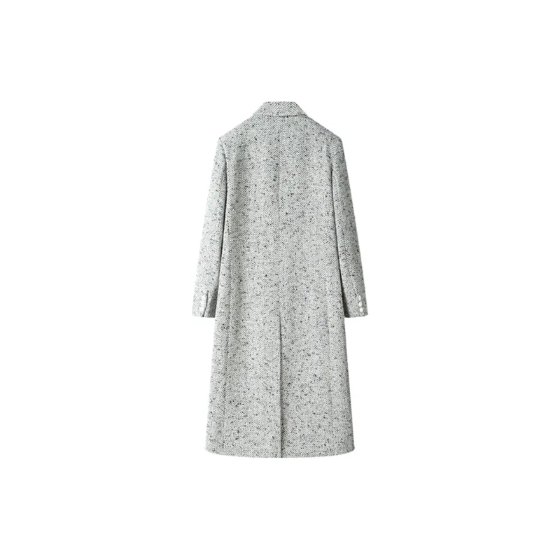 MOSIIMORII Coat Women's Snowflake Beige Gray-1