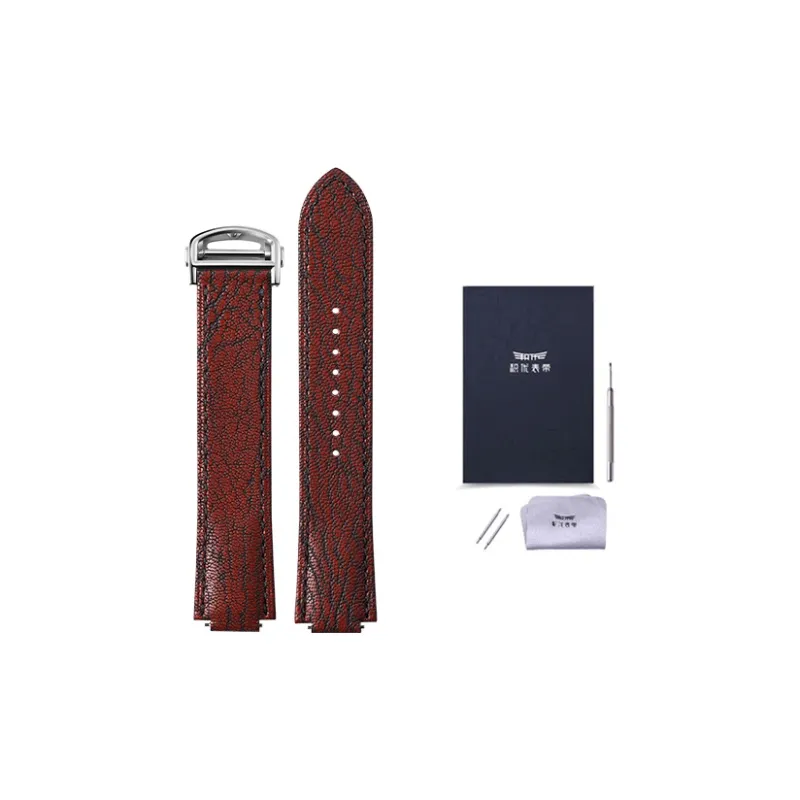 JEAYOU Cartier Blue Balloon Collection Compatibility Watch Band 12mm42mm36mm Genuine Leather Material-3