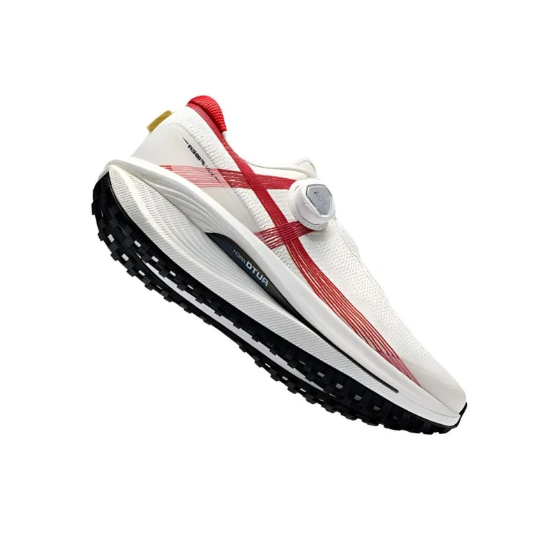 Anta Champion All Weather Series Cushioning Wear Resistant Low Top Casual Running Shoes Men's White Red-2