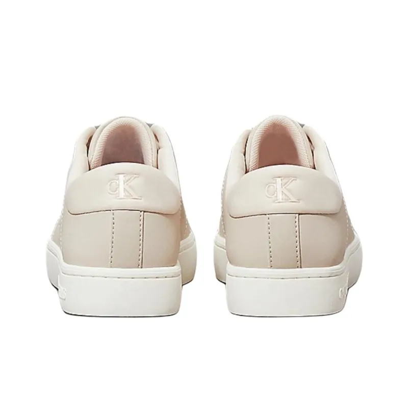 CALVIN KLEIN Low-Top Skateboard Shoes Women's Eggshell Color-4