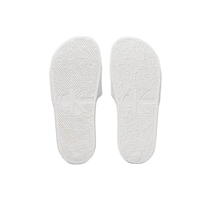 CALVIN KLEIN Slide Slippers Women's White-5