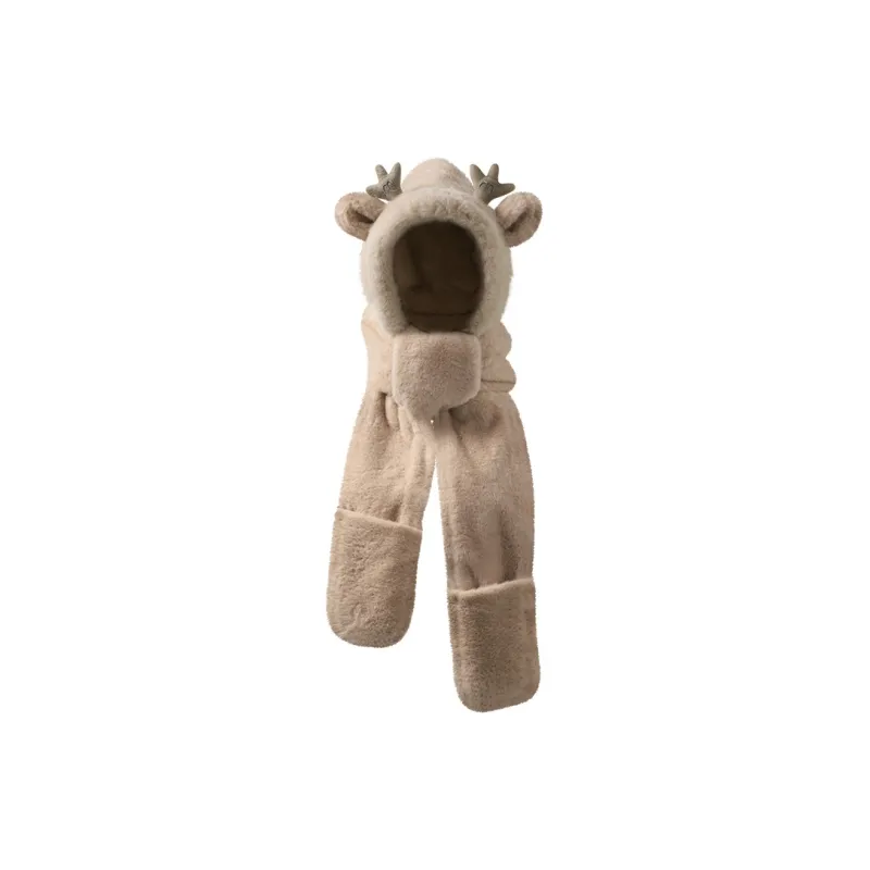 NANJIREN Thickened Hoods & Plush Hats Women's-3