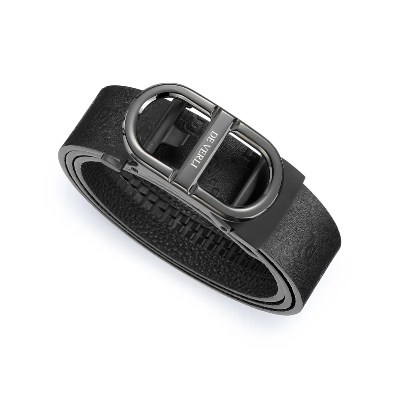 JAGUAR Cow Leather Leather Belts Men's Width  3.5cm-3