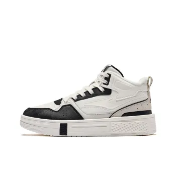 Erke Conquer 3 Warm Anti Slip And Wear Resistant High Top Skateboard Shoes Women's Microcrystal White/Jet Black