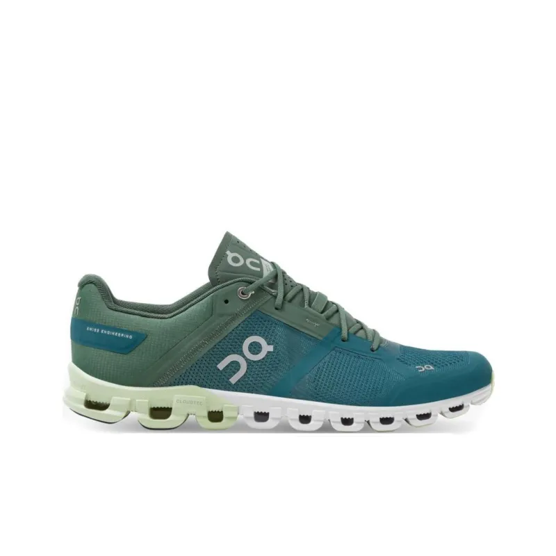 On Cloudflow Anti Slip Wear Resistant Low Top Casual Running Shoes Men's Blue-1