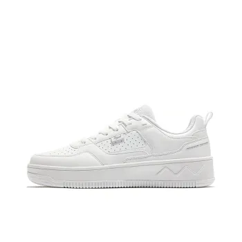 361° Slip Resistant Cushioning Low Top Skateboard Shoes Men's White