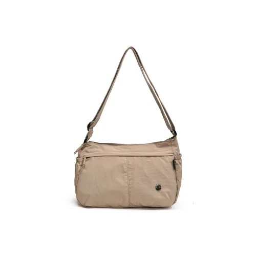 GOBLIN SHARKS 1759 Nylon Shoulder Bag Crossbody Bag Medium Size Unisex Khaki/Green/Purple Black