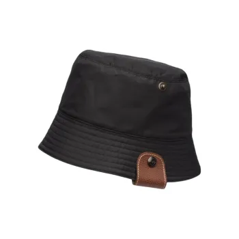 LONGCHAMP Polyester Bucket Hats Women's Black