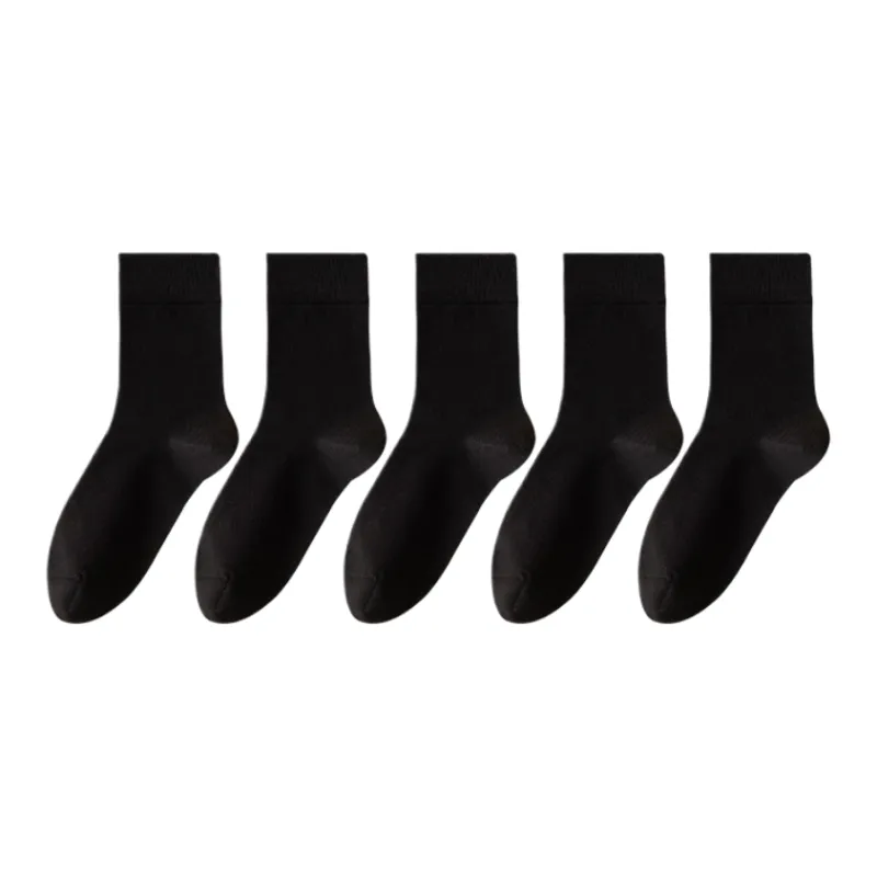 Lan Miao Mid Calf Socks Men's 5 Pack-7