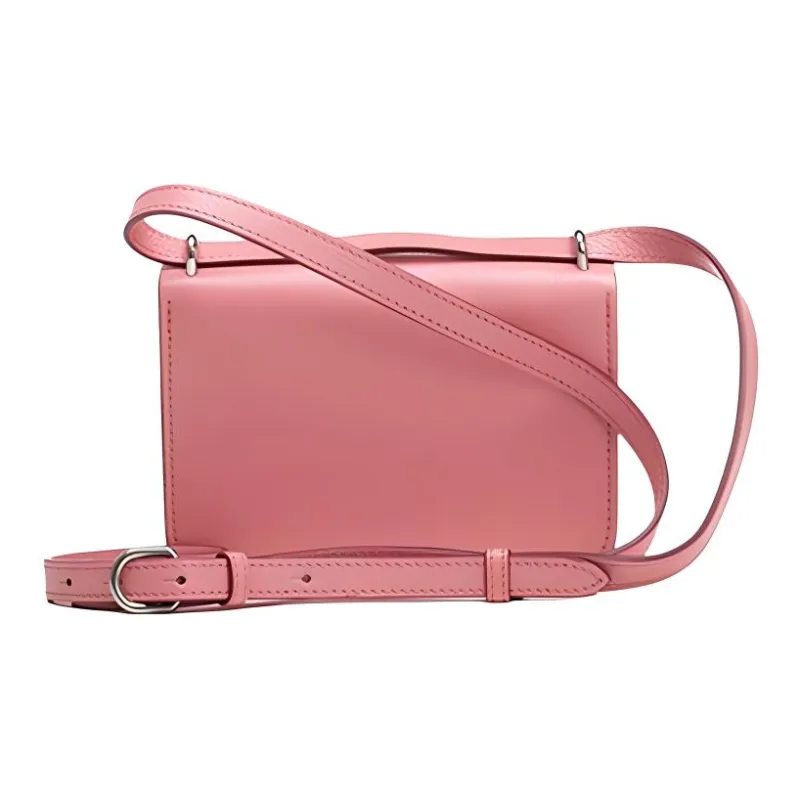 Burberry Sheepskin Small Square Bag Shoulder Bag Women's Pink-1
