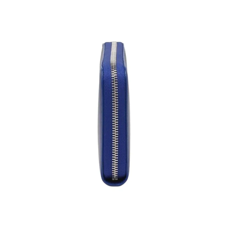 J&M Leather Wallet Women's Sapphire Blue-2