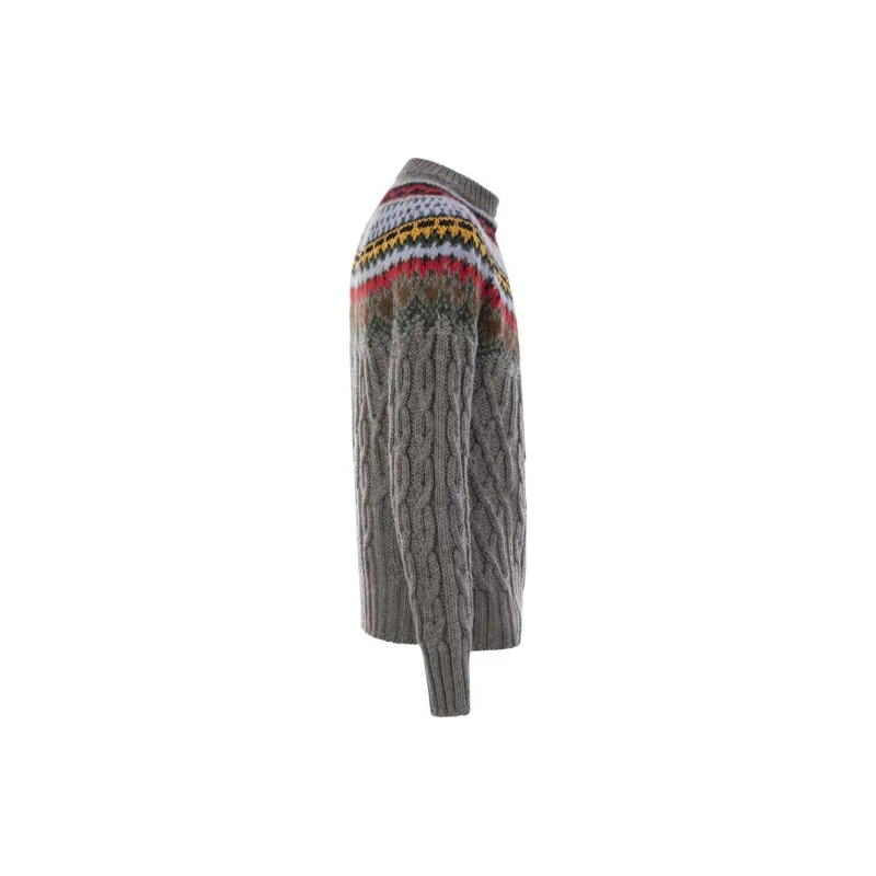 Moncler Cable Knit Crewneck Jumper-2