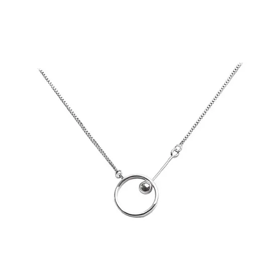 RURA S925 Silver Necklaces Women's Silver-0