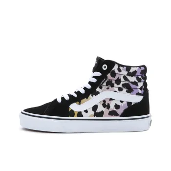 Vans Filmore Anti Slip Wear Resistant High Top Skateboard Shoes Women's Black