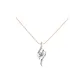 Angel's Arrow Necklace[Box Chain]with White Zircon