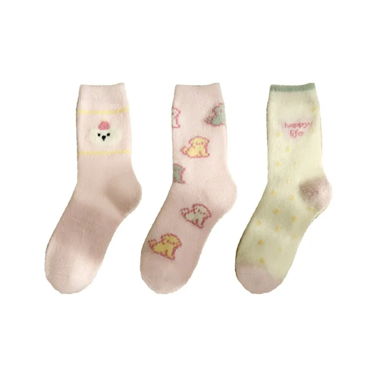 Moremoli Mid Calf Socks Women's 3 Pack-1