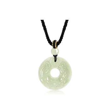 Lao Feng Xiang Hetian Jade White Jade/Pale Greenish White Jade Unisex
