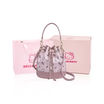 MESUCA Sanrio Hello Kitty Series PU Handbag Regular Women's Pink/Brown/Ecru/Black