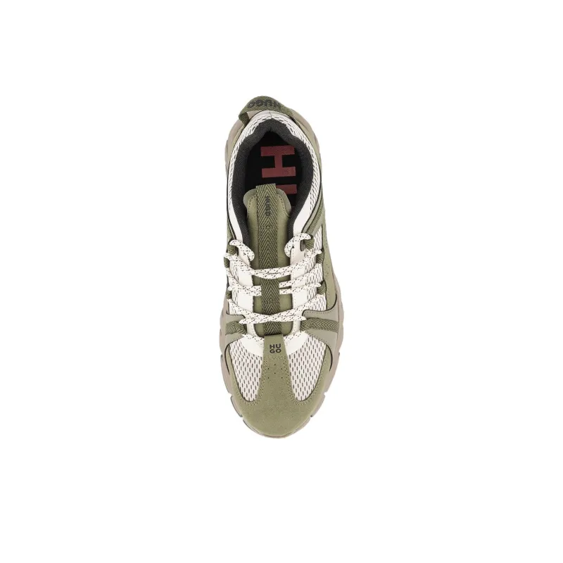 HUGO BOSS Low Top Casual Shoes Men's Green-4