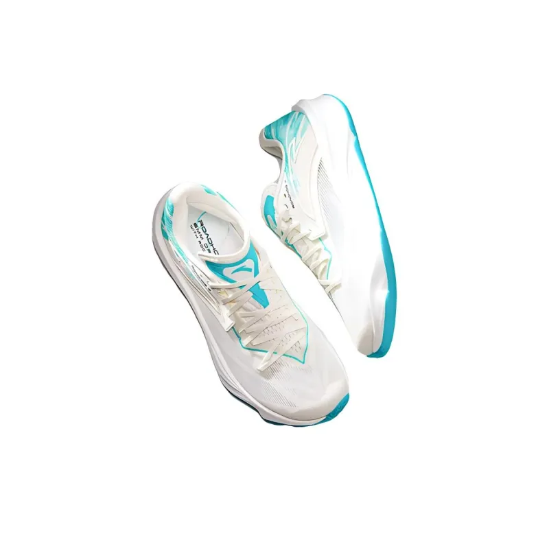 Anta Asphalt Road Fighter 2.0 Slip-Resistant Breathable Coverage Low-Top Casual Running Shoes Men White Blue-2