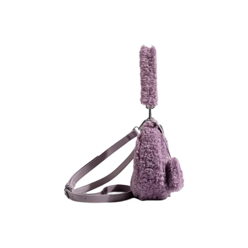CAEISL&KCIEL Polyurethane Synthetic Leather Shoulder Bag Regular Women's Purple-4