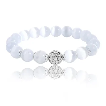 MAGICPOLE Glass Cat Eye Bracelets Women's