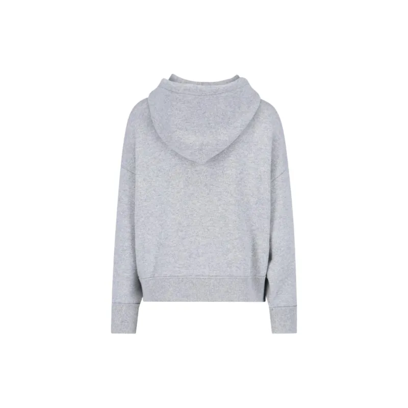Bottega Veneta Long Sleeved Drawstring Hoodie-1