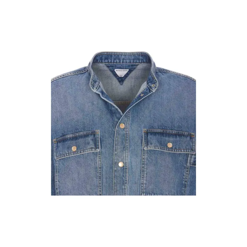 Bottega Veneta Regular Fit Denim Shirt-2