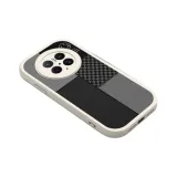 Little Chubby-White-Black Gray Plaid White Shell