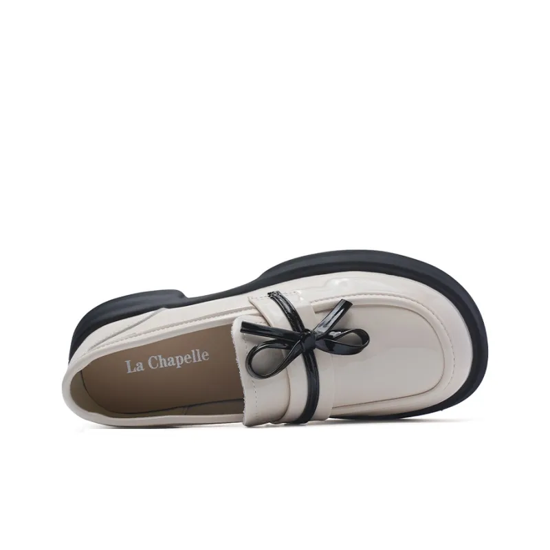 La Chapelle Loafers Women's Black/Beige-12